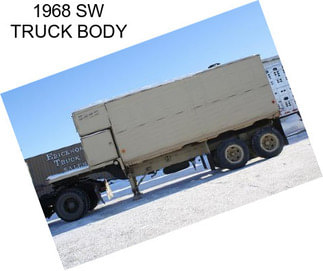 1968 SW TRUCK BODY