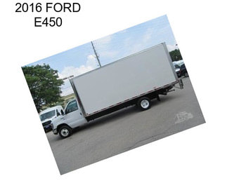 2016 FORD E450