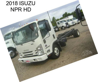 2018 ISUZU NPR HD