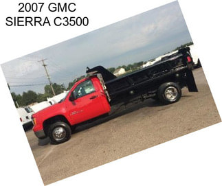 2007 GMC SIERRA C3500
