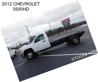 2012 CHEVROLET 3500HD