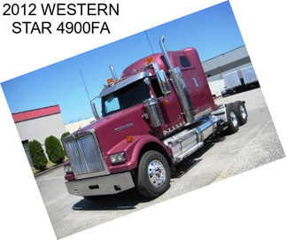 2012 WESTERN STAR 4900FA