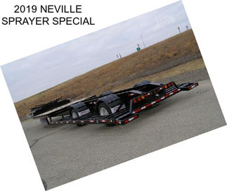 2019 NEVILLE SPRAYER SPECIAL