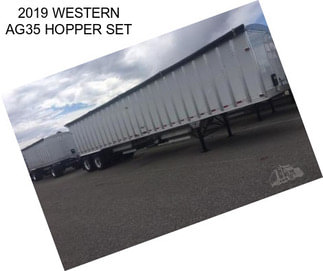 2019 WESTERN AG35 HOPPER SET