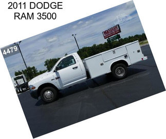 2011 DODGE RAM 3500