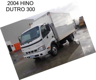 2004 HINO DUTRO 300
