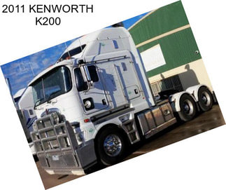 2011 KENWORTH K200