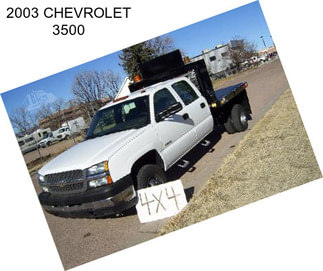 2003 CHEVROLET 3500