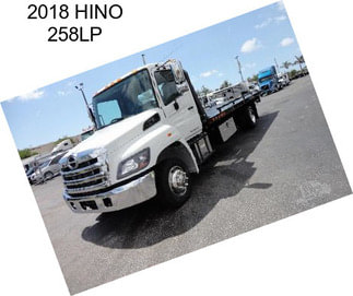 2018 HINO 258LP