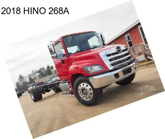 2018 HINO 268A