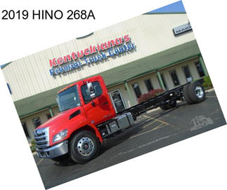 2019 HINO 268A