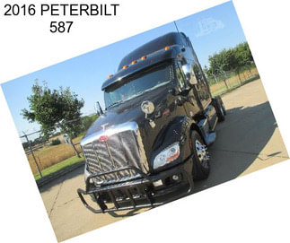 2016 PETERBILT 587