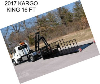 2017 KARGO KING 16 FT
