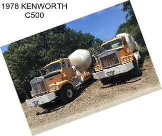 1978 KENWORTH C500