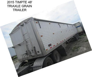2015 TIMPTE 48\' TRIAXLE GRAIN TRAILER
