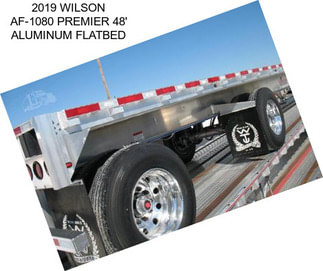 2019 WILSON AF-1080 PREMIER 48\' ALUMINUM FLATBED