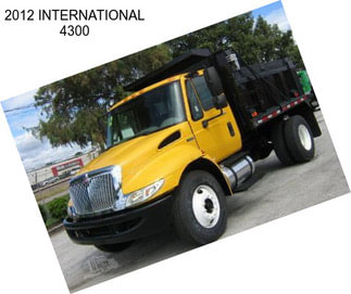 2012 INTERNATIONAL 4300