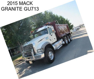 2015 MACK GRANITE GU713