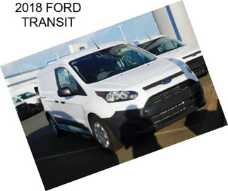 2018 FORD TRANSIT