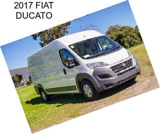 2017 FIAT DUCATO