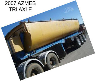 2007 AZMEB TRI AXLE