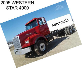 2005 WESTERN STAR 4900