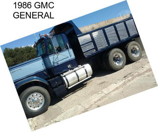 1986 GMC GENERAL
