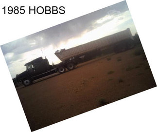 1985 HOBBS