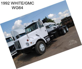 1992 WHITE/GMC WG64