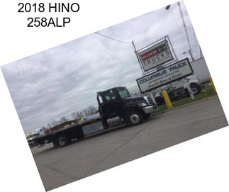 2018 HINO 258ALP