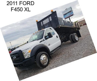 2011 FORD F450 XL