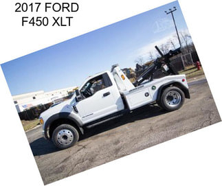 2017 FORD F450 XLT