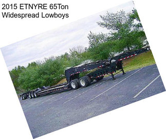 2015 ETNYRE 65Ton Widespread Lowboys