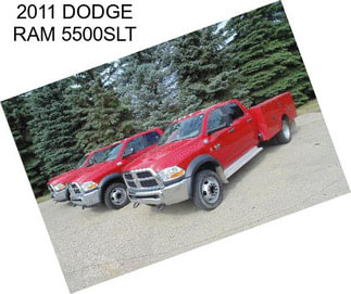 2011 DODGE RAM 5500SLT