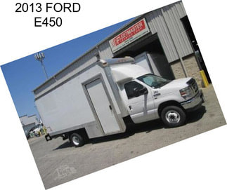 2013 FORD E450