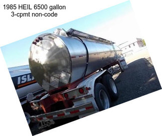 1985 HEIL 6500 gallon 3-cpmt non-code