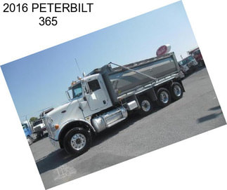 2016 PETERBILT 365