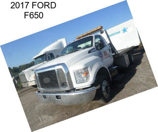 2017 FORD F650