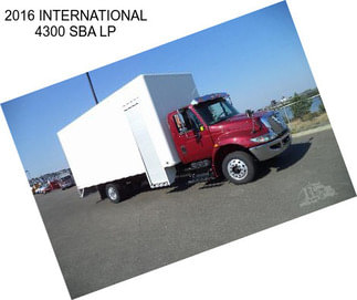 2016 INTERNATIONAL 4300 SBA LP