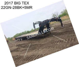 2017 BIG TEX 22GN-28BK+5MR