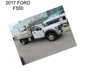 2017 FORD F550