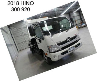 2018 HINO 300 920