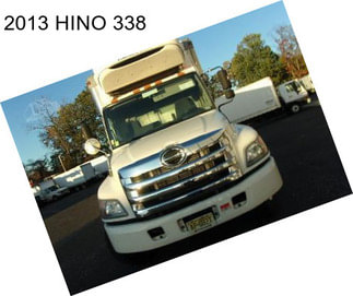 2013 HINO 338