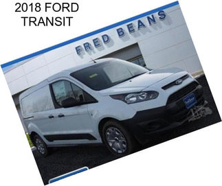 2018 FORD TRANSIT