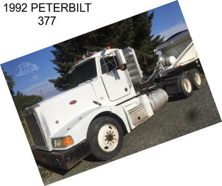 1992 PETERBILT 377