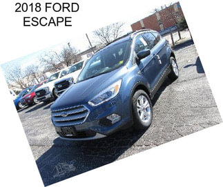 2018 FORD ESCAPE