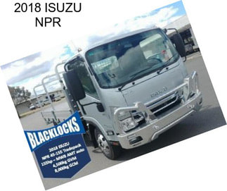 2018 ISUZU NPR