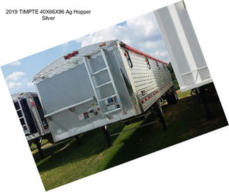 2019 TIMPTE 40X66X96 Ag Hopper Silver