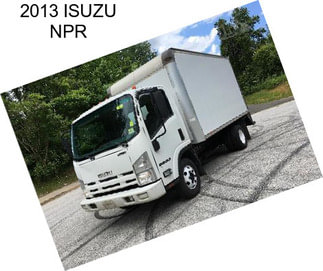 2013 ISUZU NPR