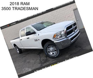 2018 RAM 3500 TRADESMAN